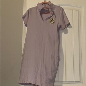 Warner Bros. Lavender Midi Dress with Lola Bunny Embroidery